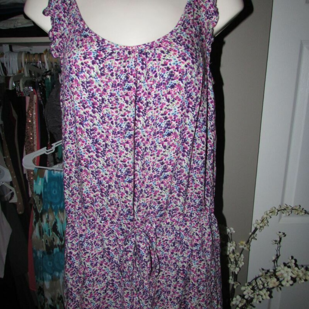 SUD EXPRESS FROM FRANCE PINK FLORAL DRESS SZ SMALL